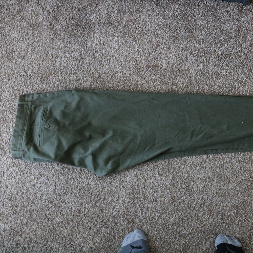 J Crew Olive Green Chinos